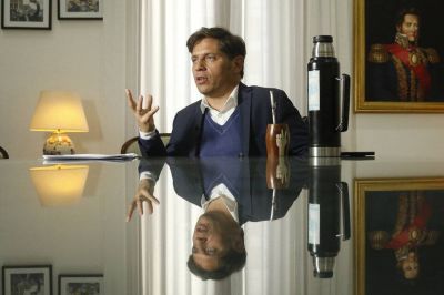 Axel Kicillof dijo que el Gobierno debe 