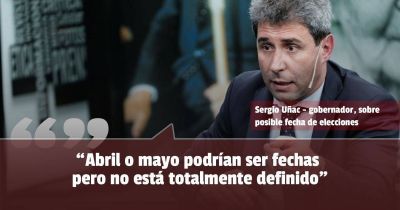 Uñac afirmó que aún no hay fecha definida para las elecciones del 2023