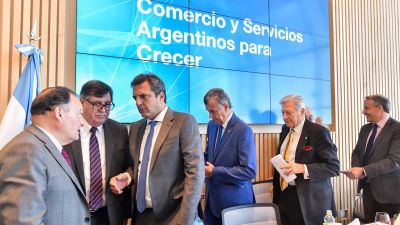 Massa se reunió con la conducción de la Cámara Argentina de Comercio y Servicios