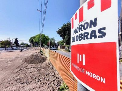 Avanza el plan de obras en Mor�n sur
