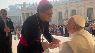 El Obispo Garcia Cuerva fue recibido por el Papa Francisco