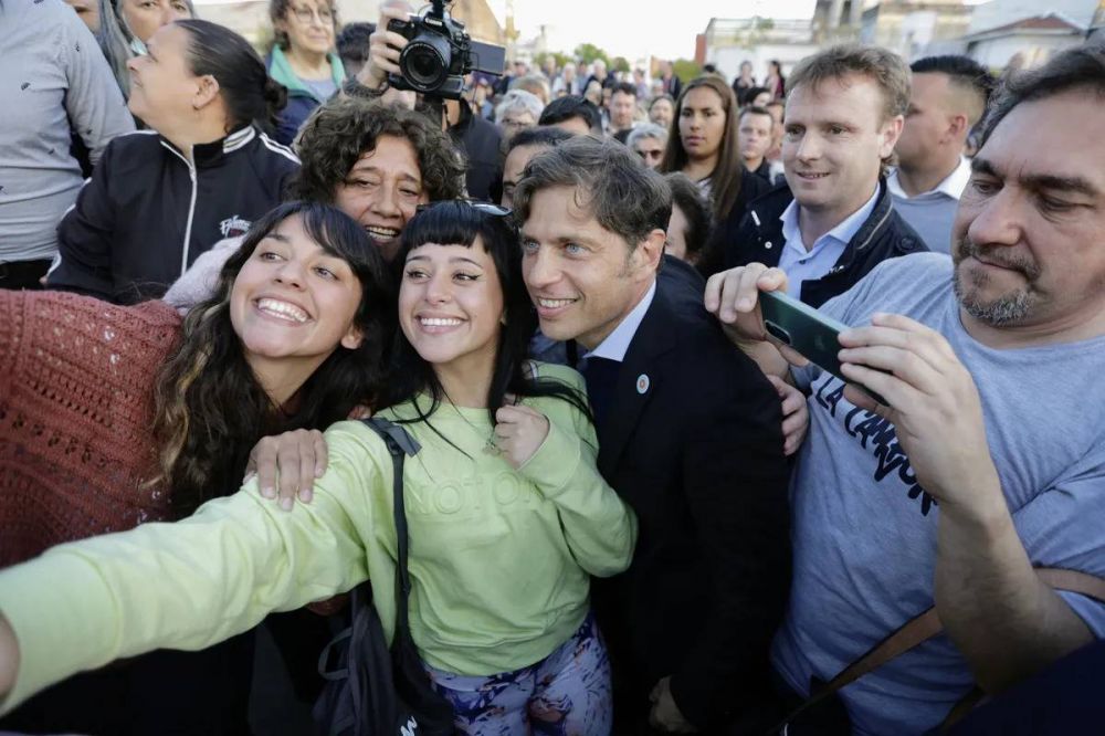 Axel Kicillof acelera la campa�a a un a�o de los comicios en los que buscar� ser reelegido gobernador
