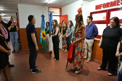 Fernando Gray inaugur� dos aulas en el Instituto Superior de Formaci�n Docente y T�cnica N� 35