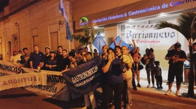 La UTHGRA activ protestas por incumplimiento del acuerdo de equiparacin salarial