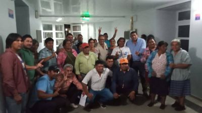 Ratifican en Ingeniero Juarez apoyo al Gobierno Provincial