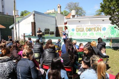 El Centro de Desarrollo Infantil Francisco inauguró su huerta comunitaria “Casa Común”