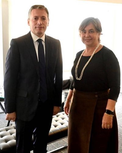 Fernando Gray se reunió con la presidenta ejecutiva de Fonplata