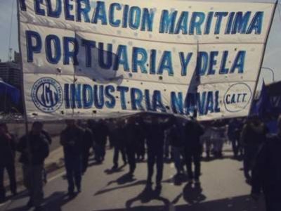 La Federación Marítima Portuaria y la Industria Naval realiza paro y movilización