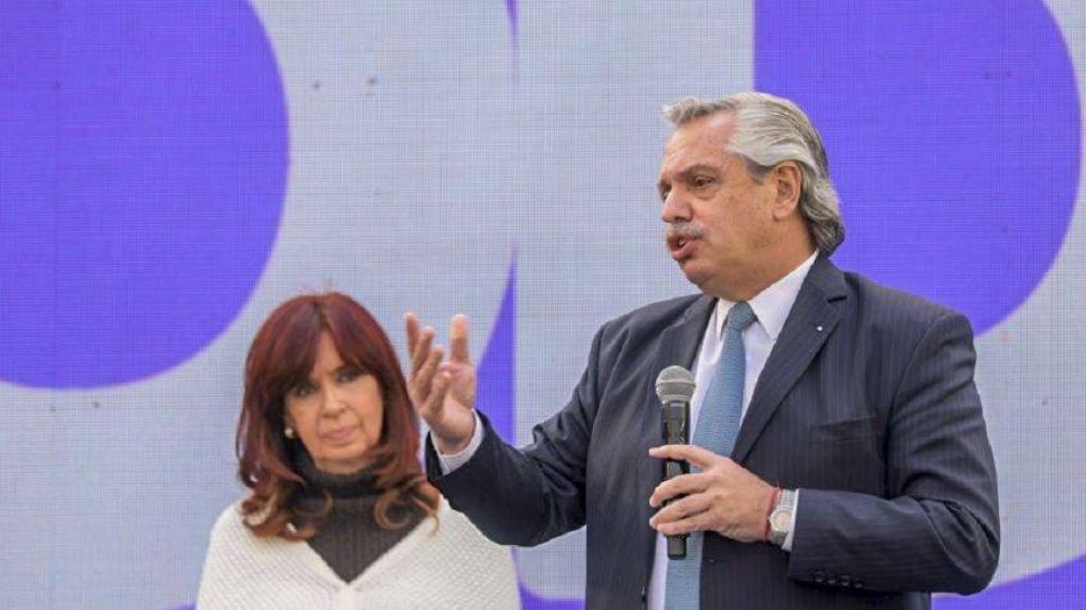 Alberto Fernndez desafa a Cristina Fernndez de Kirchner y se muestra con adversario de Mximo Kirchner