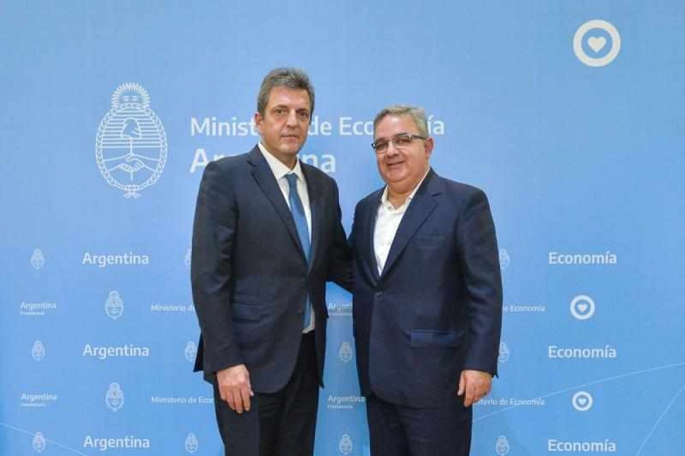 Jalil se reuni con el ministro Sergio Massa y el secretario Jorge Neme