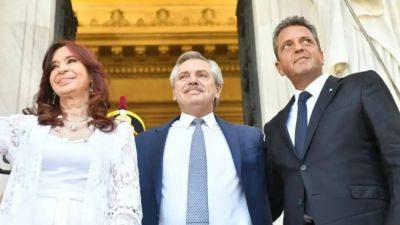 Alberto Fern�ndez y Sergio Massa estar�n lejos cuando hable Cristina Kirchner