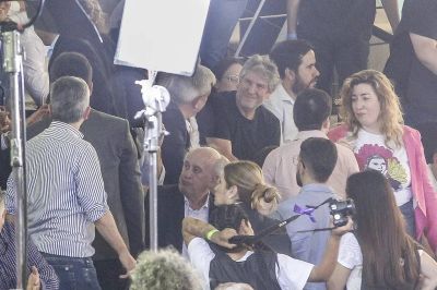La reaparici�n de Cristina Kirchner: seguridad reforzada, presencias inc�modas y el reclamo de los militantes de la UOM
