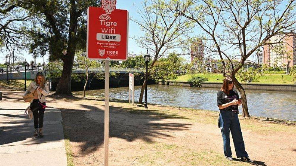 El Municipio brinda m�s de 125 puntos de acceso a WiFi gratuito en distintos espacios p�blicos de Tigre