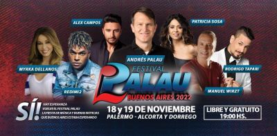 El Festival Palau vuelve en noviembre a Buenos Aires con figuras de primer nivel
