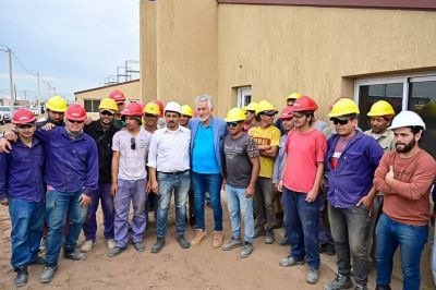 El gobernador visit� obras que tendr�n un gran impacto social para Buena Esperanza