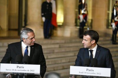 Cumbre Fernández-Macron: posiciones comunes sobre Ucrania, Venezuela, el atentado contra CFK y una agenda que llegará al G20