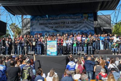El Frente Sindical, la Corriente Federal y las dos CTA confirmaron su presencia y trabajan para el acto de CFK en La Plata