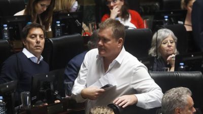 Los legisladores de Bullrich se diferenciaron de Juntos y no le votaron una partida a Grabois