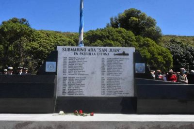 Homenajean a los 44 tripulantes del ARA San Juan a cinco años del naufragio