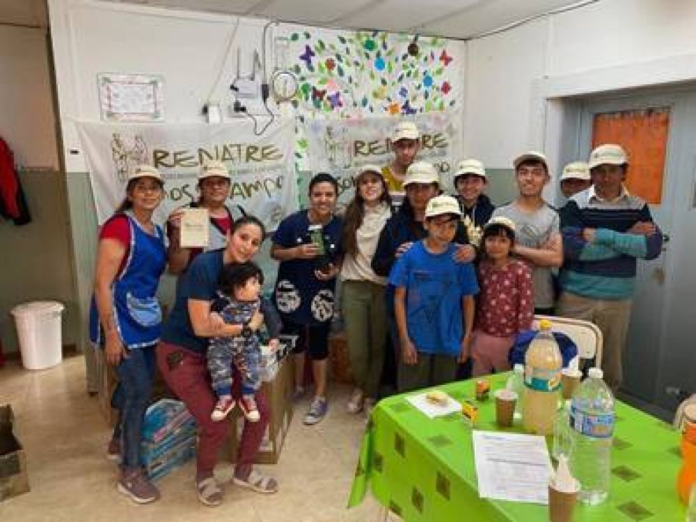 Acciones del RENATRE mejoran la calidad de vida y fortalecen la educacin de los hijos de trabajadores rurales en Gastre, Chubut