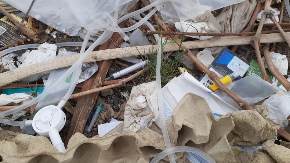 Encontraron residuos patolgicos en un contenedor para elementos reciclables en Regina