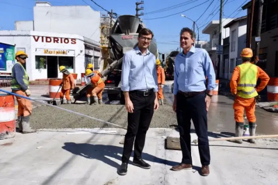 Ghi y Katopodis recorrieron obras de gran impacto en Mor�n