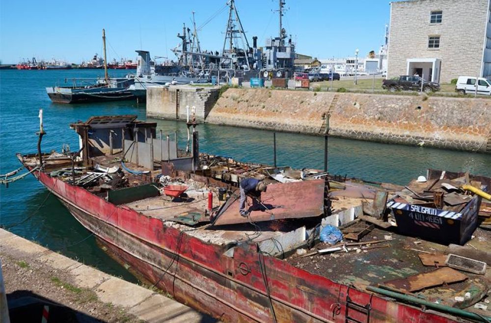 Avanzan obras de infraestructura en el Puerto de Mar del Plata