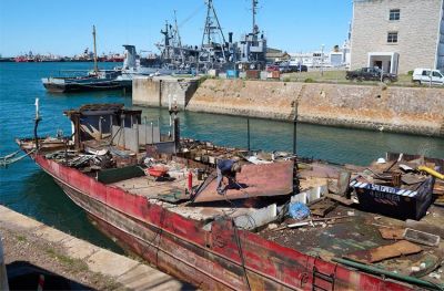 Avanzan obras de infraestructura en el Puerto de Mar del Plata