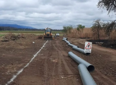 Un nuevo acueducto permitir� mejorar el servicio de agua potable en Mosconi