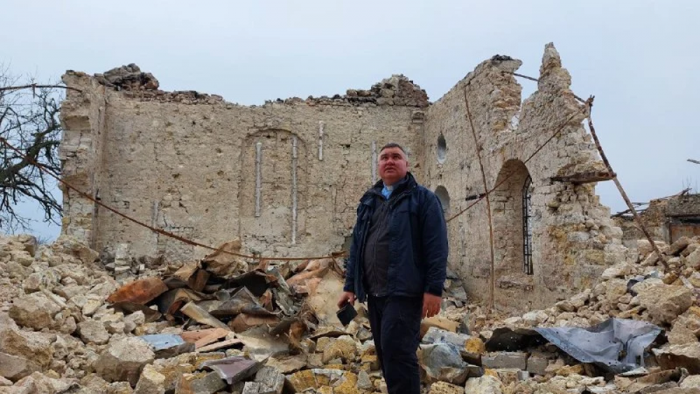 Regreso a Ucrania: El templo es una ruina, pero la Iglesia est viva