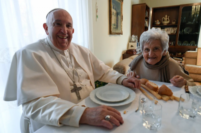 Papa Francisco visita a sus primos en el Piamonte
