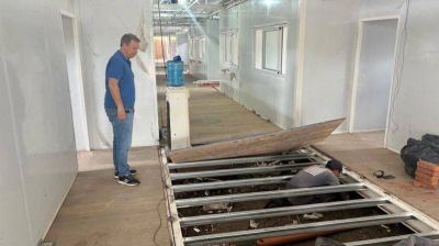 Almirante Brown: Avanza a todo ritmo la construcci�n del primer edificio para la escuela de polic�a descentralizada del municipio