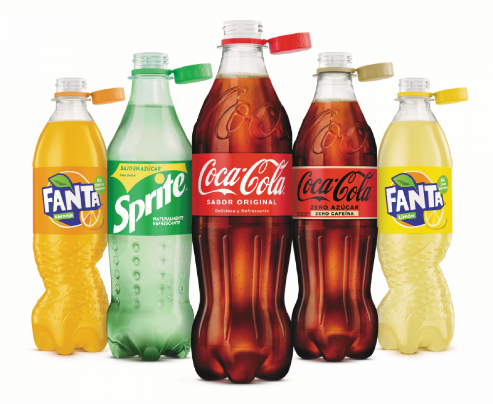Un hito en innovacin: Coca-Cola lanza en el mercado espaol los nuevos tapones adheridos a la botella