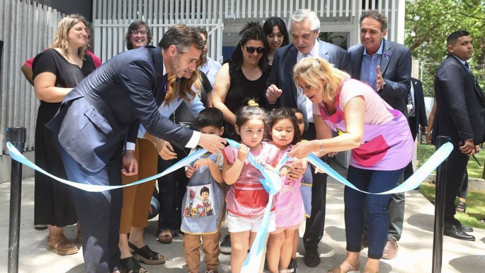 El Presidente inaugur el Centro de Desarrollo Infantil nmero 30 en Pilar