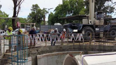 AySA trabaja en el enlace del Colector Bajo Costanero al Sistema Riachuelo para mejorar el servicio de cloacas de zona norte y CABA