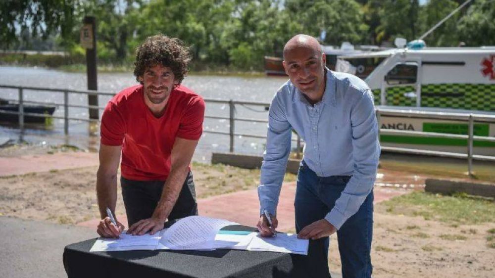 Escobar y San Fernando crearn un muelle que mejore el acceso a la salud de los isleos en ambos municipios