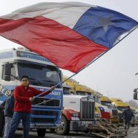 Comenzó la segunda semana del paro de camioneros en Chile