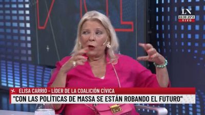 Elisa Carrió anunció que fijará un nuevo domicilio y reveló sus motivos para respaldar a Fernán Quirós