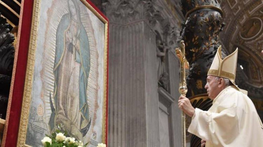 El papa presidir la misa en honor de la Virgen de Guadalupe