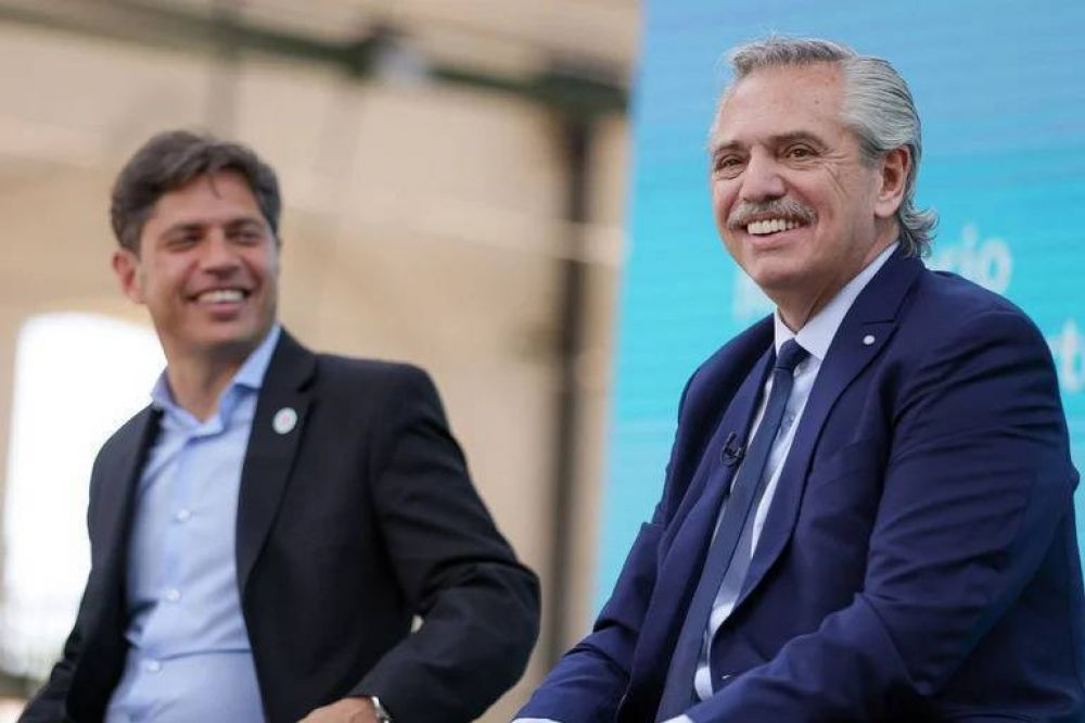 Alberto Fernndez y Axel Kicillof volvieron a compartir un acto de gestin en medio del operativo clamor por CFK