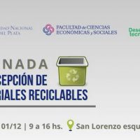 Jornada de Recepción de Materiales Reciclables en la UNMDP
