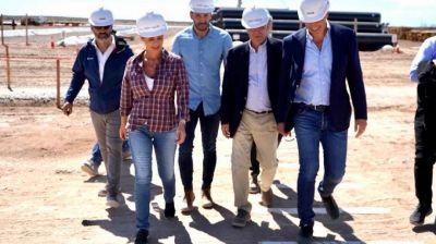 «Wado» De Pedro y Royón en Neuquén: los detalles de la visita a la obra del gasoducto a Vaca Muerta