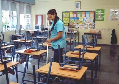 SOEME acordó un aumento adicional del 40% para auxiliares de colegios privados