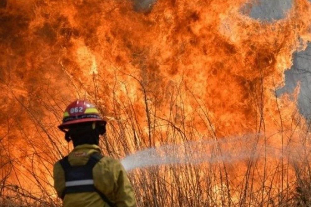 Advierten que hay alerta mxima en la provincia por incendios