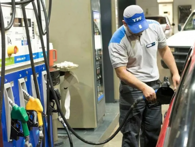 YPF sube 4% los combustibles desde hoy
