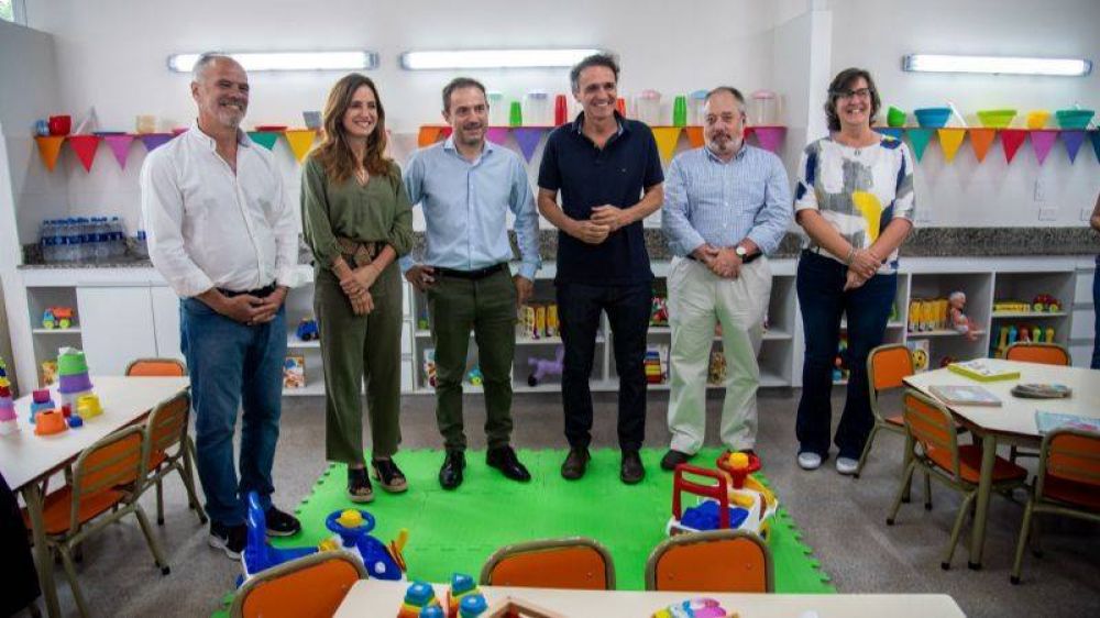 Katopodis y Tolosa Paz inauguraron el Centro de Desarrollo Infantil de Campana