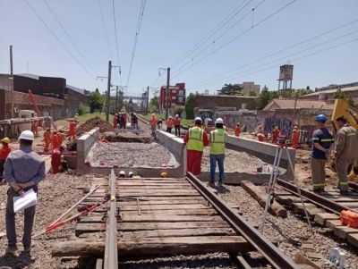 El Municipio avanza en la obra del paso bajo nivel Rebizo-General Paz