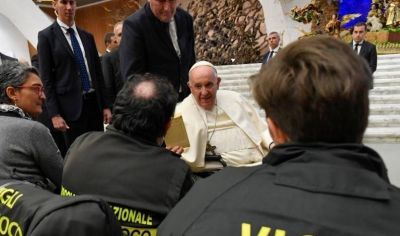La meditaci�n especial del Papa para los bomberos y sus familias