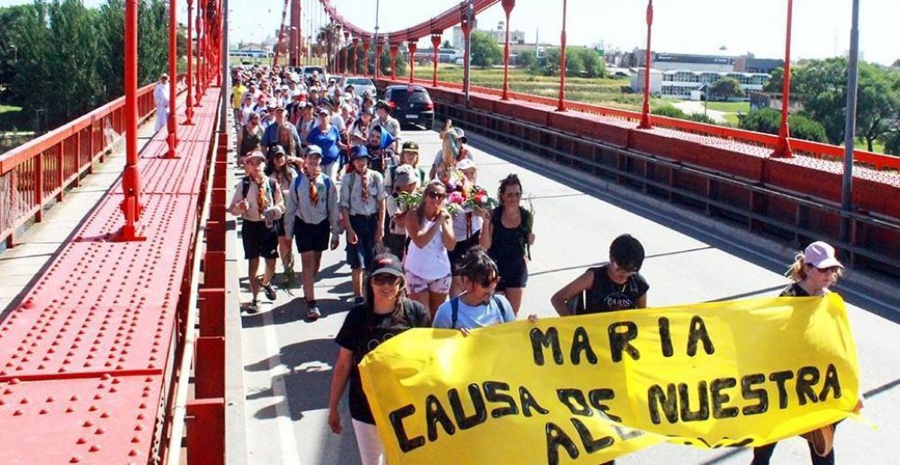 Marcha de la Fe en Necochea
