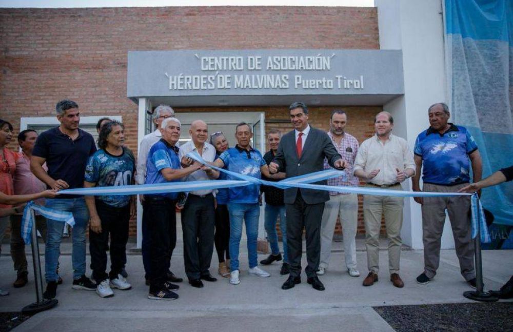 En un emotivo acto, quedó inaugurado el nuevo centro de ex combatientes de Malvinas de Puerto Tirol